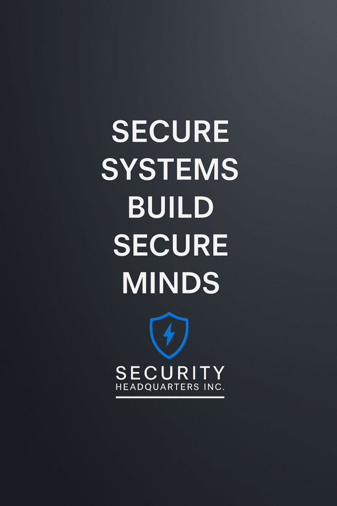 True peace of mind begins with preparation. When your home or business is protected by reliable, intelligent systems, your focus can shift from worrying about safety to thriving in what matters most — family, leadership, and growth.
At Security Headquarters Inc., we believe secure systems don’t just protect property — they empower people. A strong foundation of safety builds confidence, calm, and clarity.
#KyleZyskowski #SecurityHeadquarters #SmartHomeSecurity #ExecutiveSecurity #PeaceOfMind #HomeSafety #CorporateSecurity #SmartTechnology #Leadership #SecurityPro #BusinessContinuity #ResilientSystems #SmartHomeExpert